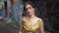 Sanya Malhotra Dazzles In A Breathtaking Gold Corset And Saree, See All Pics