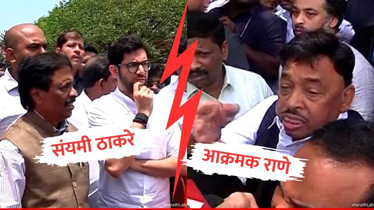 Malvan Rajkot Fort Dispute Aditya Thackeray vs Narayan Rane Chhatrapati Shivaji Maharaj Statue Issue shiv sena leaders vs rane leaders fight what happened in sindhudurg maharashtra politics marathi news Thackeray vs Rane: राणे आक्रमक, ठाकरेंची संयमी भूमिका, तर जयंत पाटलांची मध्यस्थी; दीड तासांच्या राणे-ठाकरे राड्याचे महत्त्वाचे 10 मुद्दे