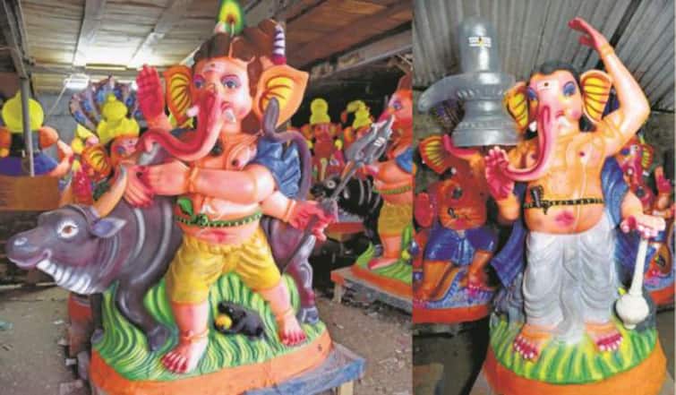 The work of making idols is intense in Trichy on the occasion of Vinayagar Chaturthi festival. Vinayagar Chaturthi 2024: திருச்சியில் விநாயகர் சதுர்த்தி பண்டிகை முன்னிட்டு சிலைகள் செய்யும் பணி தீவிரம்