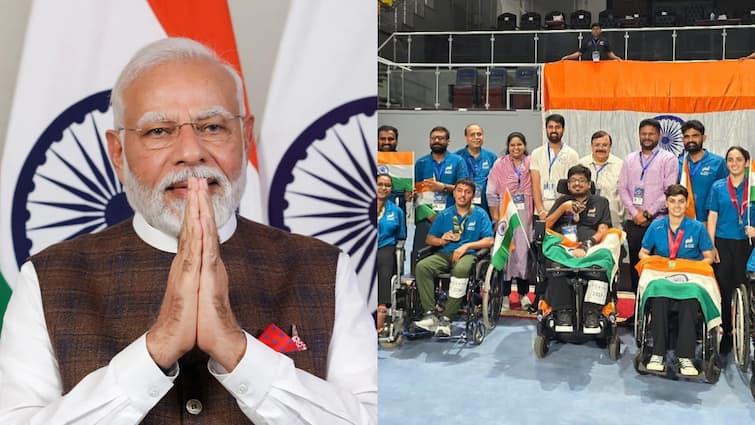 pm modi wishes indian contigent paris paralympics 2024 says 140 crore indians rooting for their success Paralympics 2024: पैरालंपिक्स में भारतीय एथलीट तोड़ेंगे सभी रिकॉर्ड? PM मोदी ने ऐसे बढ़ाया सभी एथलीटों का मनोबल