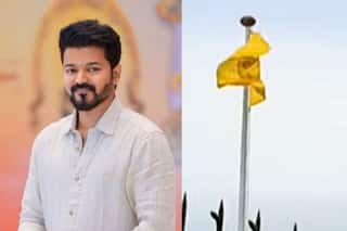 TVK Flag Issue : 'தவெக கட்சி கொடி விவகாரம்'  வழக்கறிஞர்களை வறுத்தெடுத்த நடிகர் விஜய்! நடந்தது என்ன..?