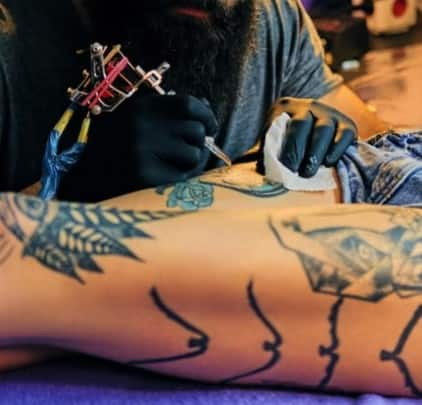 Sometimes old tattoo ink can cause infection due to bacterial growth. When tattoos are done unprofessionally, they are often done with old or used needles, which can be serious.