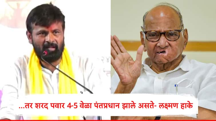 Laxman Hake On Sharad Pawar OBC leader Laxman Hake has criticized Sharad Pawar 'शरद पवारांना निवडणुका जिंकण्याचे व्याकरण कळले, पण...'; ओबीसी नेते लक्ष्मण हाकेंची टीका