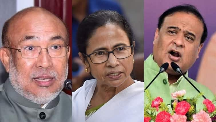 Mamata Banerjee Northeast Burn remark row N Biren Singh and Himanta Biswa Sarma angry says How dare Didi threaten 'दीदी, आपकी हिम्मत कैसे हुई?', ममता बनर्जी के पूर्वोत्तर के जलने वाले बयान पर भड़के मणिपुर और असम के CM