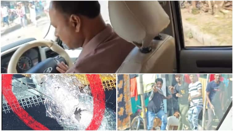 Bangla-Bandh-Video-bjp-leader-priyangu-pandey-driver-vehicle-shot-in-bhatpara-Tmc-goons-claims-Suvendu-Adhikari Bangla Bandh: BJP Leader Priyangu Pandey's Driver Shot At As Protest Intensifies Across Bengal — VIDEO