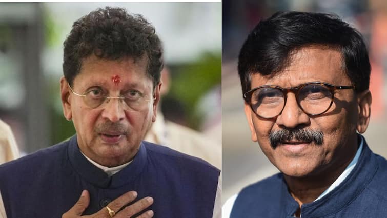 Sanjay Raut slams Deepak Kesarkar Devendra Fadnavis over chhatrapati shivaji maharaj statue collapse in Sindhudurg Sanjay Raut: दीपक केसरकर अफजलखानाची औलाद, शिवरायांविषयी असं कसं बोलतात, त्यांना बुटाने मारलं पाहिजे; संजय राऊत संतापले