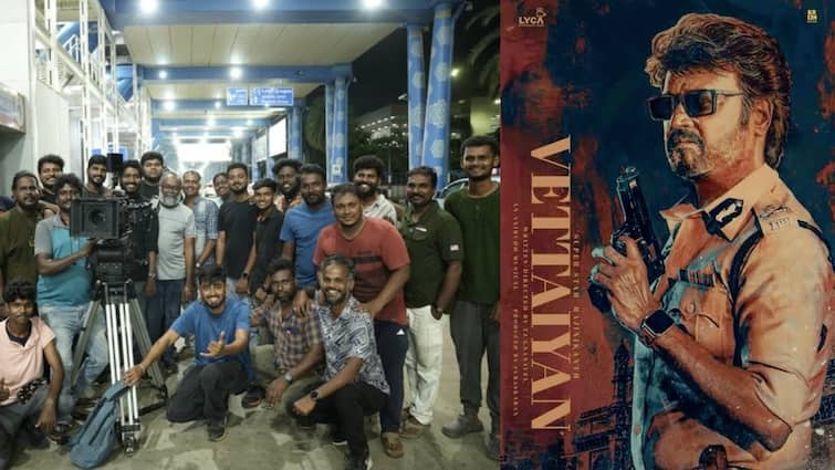 Rajinikanth vettaiyan Movie shoot wrapped after Shoot happened for 148 days Vettaiyan Shoot Wrap : மொத்தம் 148 நாள்.. அசுரத்தனமான உழைப்பு.. வேட்டையன் படப்பிடிப்பு நிறைவு