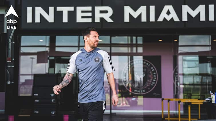 Argentina footballer Lionel Messi returns to practice with Inter Miami as he recovers from ankle injury Lionel Messi: কবে মাঠে ফিরছেন লিওনেল মেসি? এল বড় আপডেট, স্বস্তিতে ভক্তরা