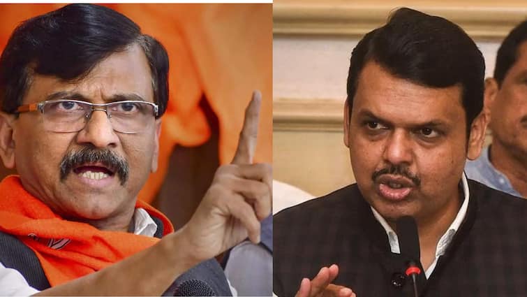 Sanjay Raut slams Devendra Fadnavis and Narayan Rane over Rajkot fort Thackeray camp vs bjp clash Sanjay Raut: राजकोट किल्ल्यावर भाजपची गुंडगिरी, हा गृहखात्यावर थुंकण्याचा प्रकार, फडणवीसांना लाज वाटली पाहिजे: संजय राऊत