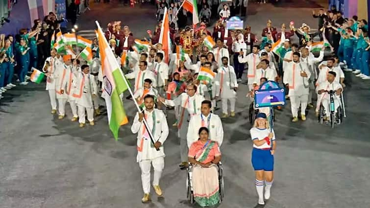 Paris Paralympics Opening Ceremony Indian contingent China Paris Paralympics 2024:  પેરિસ પેરાલિમ્પિકની શાનદાર શરૂઆત, ભારત સહિત 167 દેશ સામેલ