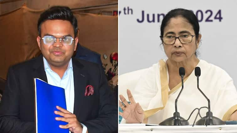 Mamata Banerjee cryptic tweet congratulating amit shah Jay Shah icc chairman 'Who Congratulates Like This?' Mamata's Post On Jay Shah Leaves Social Media Confused