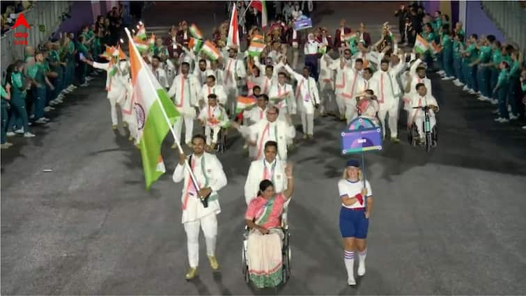 Paralympics 2024 officially inaugurated Sumit Antil and Bhagyashri Jadhav led India in opening ceremony