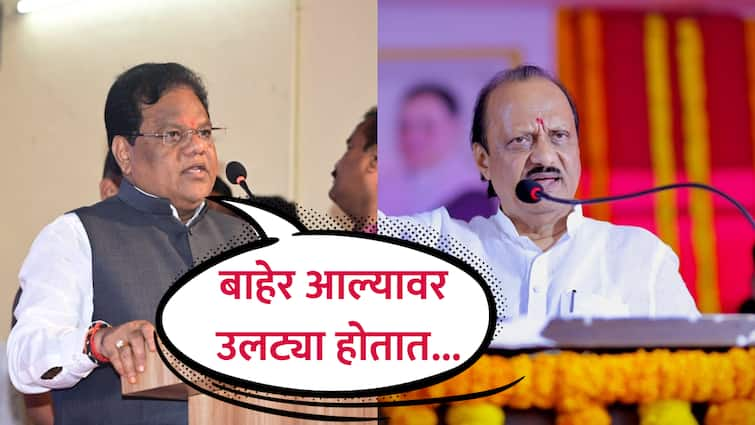 tanaji sawant statement on ncp that shiv sena eknath shinde is not agree with ajit pawar dharashiv maharashtra politics marathi  राष्ट्रवादीशी आपलं पटत नाही, मांडीला मांडी लावून बसलो तरी बाहेर आल्यावर उलट्या होतात: तानाजी सावंत