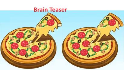 Brain Teaser Spot 3 Differences In This Pizza Picture In 9 Seconds Brain Teaser: படப் புதிர் பீட்சாவில் 3 வித்தியாசங்கள்- 30 விநாடிகளில் கண்டறிய முடியுமா?