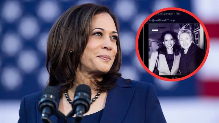 Kamala Harris used physical relationships to succeed in politics Sensational accusations of donald trump stir America Donald Trump on kamala Harris : राजकारणात यशस्वी होण्यासाठी कमला हॅरिसांनी शारीरिक संबंधांचा वापर केला; सनसनाटी आरोपांनी अमेरिकेत खळबळ