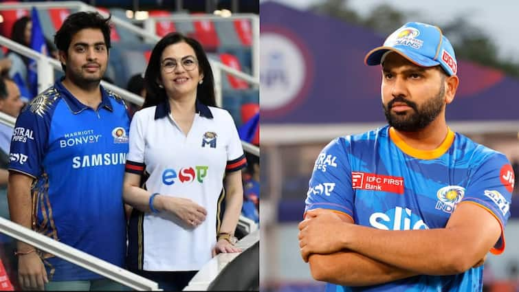 mumbai indians will retain rohit sharma ipl 2025 mega auction claims reports know full truth mi retain rohit sharma IPL 2025: रोहित शर्मा नहीं छोड़ेंगे मुंबई इंडियंस का साथ? नए अपडेट में सामने आ गया असली सच