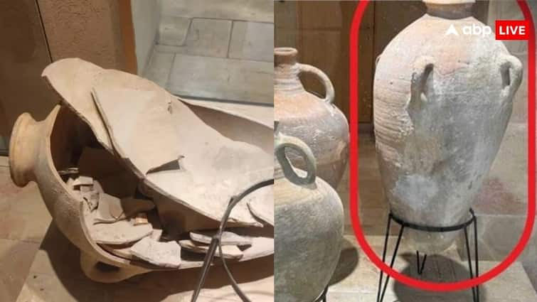 boy accidentally broken 3500 years old antique piece people shocked incident goes viral on social media चार साल के बच्चे ने तोड़ दिया 3500 साल पुराना एंटीक पीस, देखते ही सन्न रह गए लोग- जानें फिर क्या हुआ