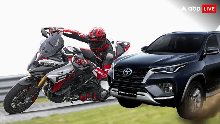 Ducati Multistrada V4 RS Price Comparison with Toyota Fortuner price under 40 lakh rupees बाप रे! 40 लाख की बाइक, इस नई डुकाटी ने काटा बवाल, इतने में खरीद लेंगे फॉर्च्यूनर कार