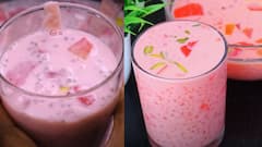 Rose Milk Fruit Mixer : இதமான ரோஸ் மில்க் ப்ரூட் மிக்ஸர் செய்வது எப்படி?