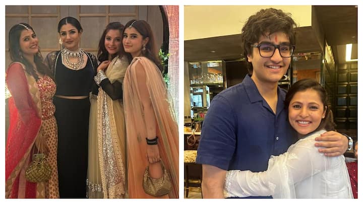 Actress Raveena Tandon on Friday shared some throwback pictures of her four children, getting nostalgic about how fast the time passes by.