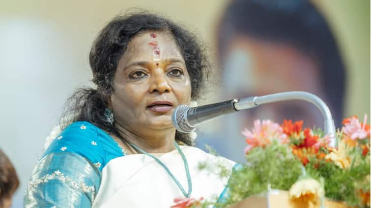 Tamilisai Soundararajan TN BJP Leader Slams DMK-Govt As Anti-Hindu Calls Global Murugan Conference Tactic For Votes TN: BJP’s Tamilisai Slams DMK Govt As ‘Anti-Hindu’, Calls Global Murugan Conference 'Tactic For Votes'