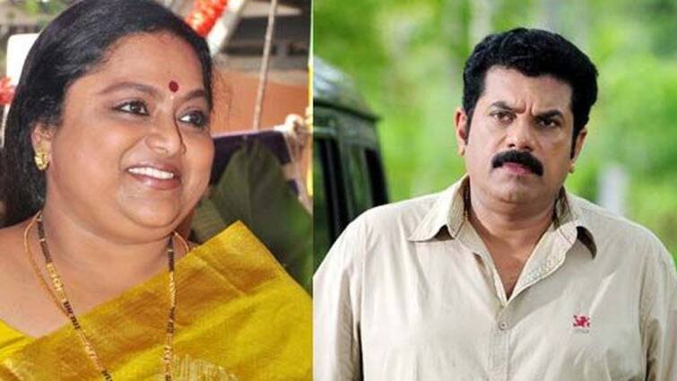 Actor Mukesh Kicked me in the stomach while i was pregnant actor mukesh's ex wife saritha reveals abusive nature of mukesh Mukesh - Saritha : கர்ப்பமாக இருந்தப்போ வயித்துல எட்டி உதைச்சார்.. முன்னாள் கணவர் பற்றி சரிதா