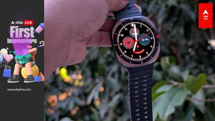 The Galaxy Watch Ultra (47mm LTE model) is priced at Rs 59,999 and can be purchased from Samsung online store, Amazon India, and offline stores.  [Image credits: Krishna SinhaChaudhury/ABP Live]