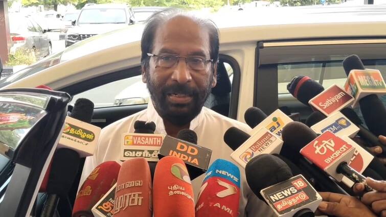 Trichy Siva accuses central government of refusing to give funds to Tamil Nadu - TNN தமிழகத்திற்கு தர வேண்டிய நிதியை மத்திய அரசு தர மறுக்கிறது - திருச்சி சிவா குற்றச்சாட்டு