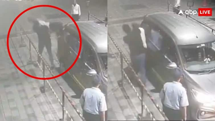 mumbai audi cab rode rage audi driver smashes cab driver to Ground after cab brushes his audi video goes viral on social media इसे कहते हैं वहशीपन...ऑडी से टच हुई कार तो कैब ड्राइवर को उठाकर सड़क पर पटका, दिल दहलाने वाला वीडियो