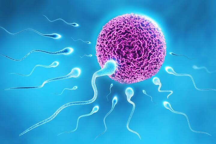 Sperm typically have an oval head and a long tail, which work together to propel them forward.