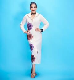 Raveena Tandon photo: વ્હાઈટ આઉટફીટમાં રવિના ટંડનનો જોવા મળ્યો કાતિલ અવતાર