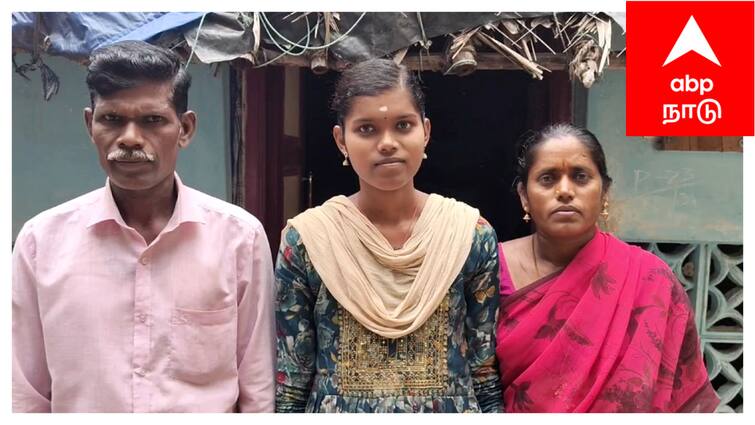 Mayiladuthurai akkur student sandhrothiya Passed the NEET exam  “வீட்டிற்கு கூரை போடுவதற்கு கூட காசு இல்லை” - கண் கலங்கிய மாணவி - நீட் தேர்வில் சாதித்தது எப்படி? 