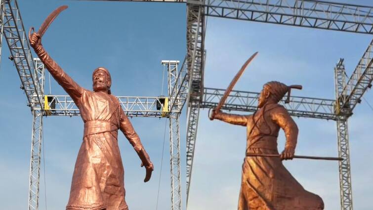 Shivaji Maharaj Statue Case registered against two in People with the fall of Shivaji Maharaj's statue, Chetan Patil remanded to police custody after 5 days Shivaji Maharaj Statue : शिवाजी महाराजांचा पुतळा कोसळल्याप्रकरणी दोघांवर गुन्हा दाखल, चेतन पाटीलला 5 दिवसांनी पोलीस कोठडी