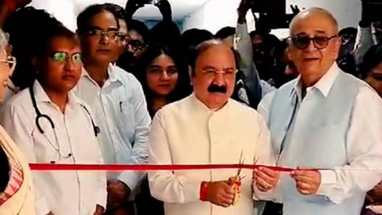 Congress MP Kishori Lal Sharma Inauguration of Cancer Unit sanjay gandhi hospital amethi अमेठी की जनता को मिली बड़ी सौगात, कांग्रेस सांसद किशोरी लाल शर्मा ने किया उद्घाटन