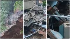 భారీ వర్షానికి విజయవాడలో విరిగిపడ్డ కొండచరియలు- ఒకరు మృతి, పలువురికి గాయాలు