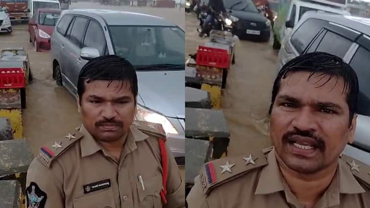 mangalagiri police requests to people for not coming outside due to heavy rains Rains: ప్రజలు అటు వైపు రావొద్దు - భారీ వర్షాలతో పోలీస్ విజ్ఞప్తి