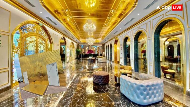 This hotel is covered with gold from room to washroom rent is in lakhs इस होटल में रूम से लेकर वॉशरूम तक में लगा है सोना, लाखों में है किराया