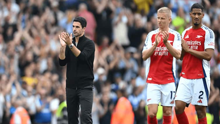 Arsenal Vs Brighton Mikel Arteta Gives Interesting Statement On Declan Rice Controversial Red Card Premier League 24 25 saka havertz Arsenal Vs Brighton: Mikel Arteta Gives 'Interesting' Statement On Declan Rice's Controversial Red Card