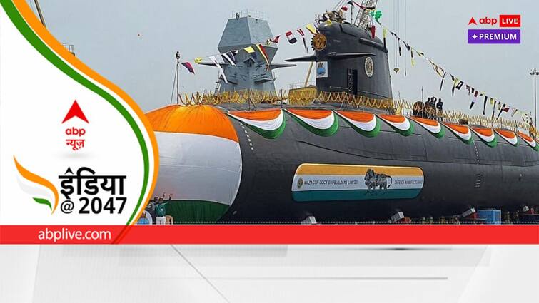 INS Arighat is second nuclear powered ballistic missile submarine of arihant class  abpp आईएनएस अरिघात के शामिल होने से भारतीय नौसेना की बढ़ी मारक क्षमता, पाकिस्तान और चीन थर्राए