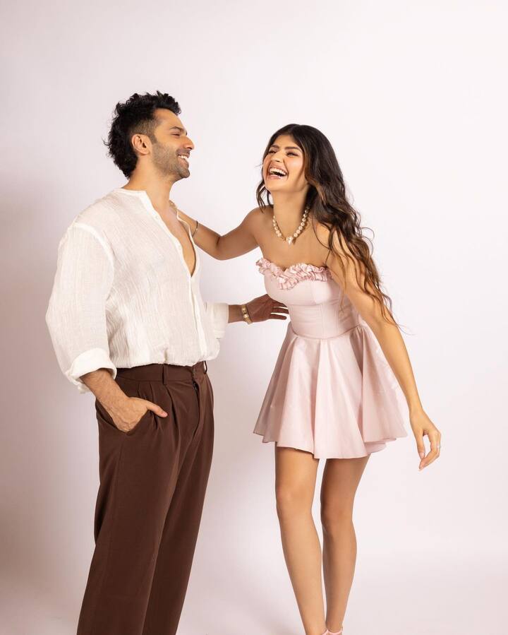 Varun shared a photo carousel from the 'Binny and Family' trailer launch on Instagram.