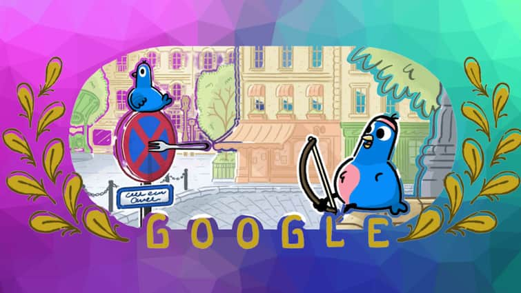 Google Doodle Today Paris Paralympics 2024 Archery Para Athletics Summer Games September 1 GIF Paris Paralympics 2024: Google Doodle Today Celebrates Archery At Paris Games With A Funny Doodle