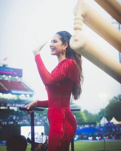 Sonam Bajwa Makes Fashion Statement In A Sexy Red Dress; SEE PICS