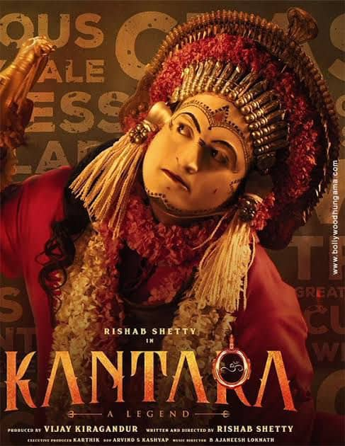 Kantara: The National Award-winning film Kantara became a sleeper hit, cherished for its authentic representation of Tulunadu folklore. Centered around the Bhuta Kola ritual, the film explores the worship of divinities known as Bhuta (or Daiva) and weaves an engaging story rooted in the traditions of the heartlands of India.