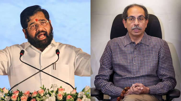 CM Eknath Shinde says on Uddhav Thackeray takes name of Chhatrapati Shivaji exploits of Aurangzeb Afzal Khan 'उद्धव ठाकरे नाम तो छत्रपति शिवाजी का लेते हैं लेकिन औरंगजेब-अफजल खान के...', CM एकनाथ शिंदे ने बोला हमला