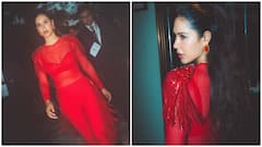 Sonam Bajwa Makes Fashion Statement In A Sexy Red Dress; SEE PICS