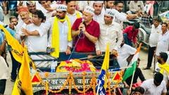 'हरियाणा की जनता पिछले 10 सालों से दुखी है और...,' फरीदाबाद में रोड शो के दौरान बोले AAP नेता सिसोदिया