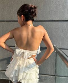 Anushka Sen Photo: અનુષ્કા સેને વ્હાઈટ શોર્ટ ડ્રેસમાં બતાવ્યો બોલ્ડ અંદાજ, જુઓ તસવીરો