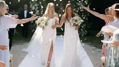 Danielle Wyatt wedding Photo : आधी विराट कोहलीला केलं होतं प्रपोज, आता चक्क मुलीसोबत लग्न; महिला क्रिकेटरचे फोटो चर्चेत