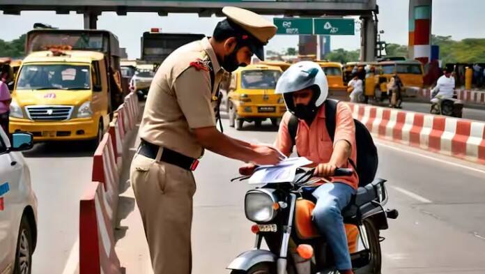New traffic rules advisory 1 september 2024 visakhapatnam police bike scooter challan helmet   Traffic Rules: આજથી બદલાઈ ગયા આ ટ્રાફિક નિયમો, પાલન નહીં કરો તો ભરવો પડશે દંડ, જાણી લો 