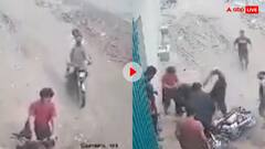मोटरसाइकिल लूटने आए लुटेरे को पब्लिक ने जमकर कूटा, वायरल हो रहा वीडियो